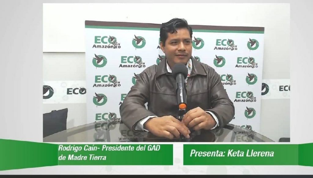 Presidente del GAD de Madre Tierra informa