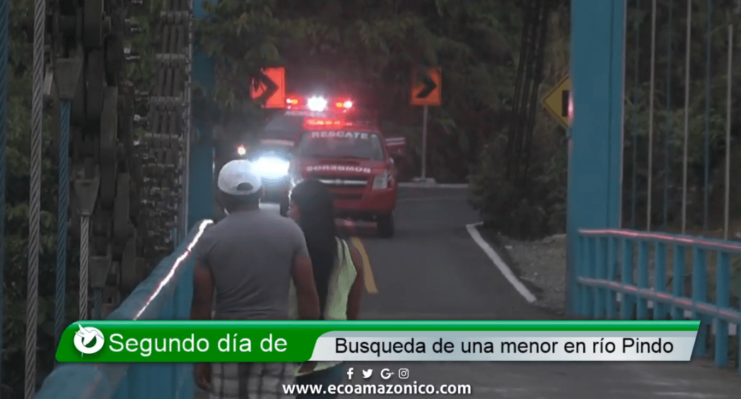 Segundo día de búsqueda a menor desaparecida en Puyo