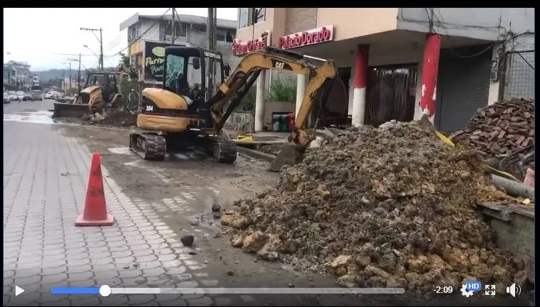 Soterramiento continúa a buen ritmo