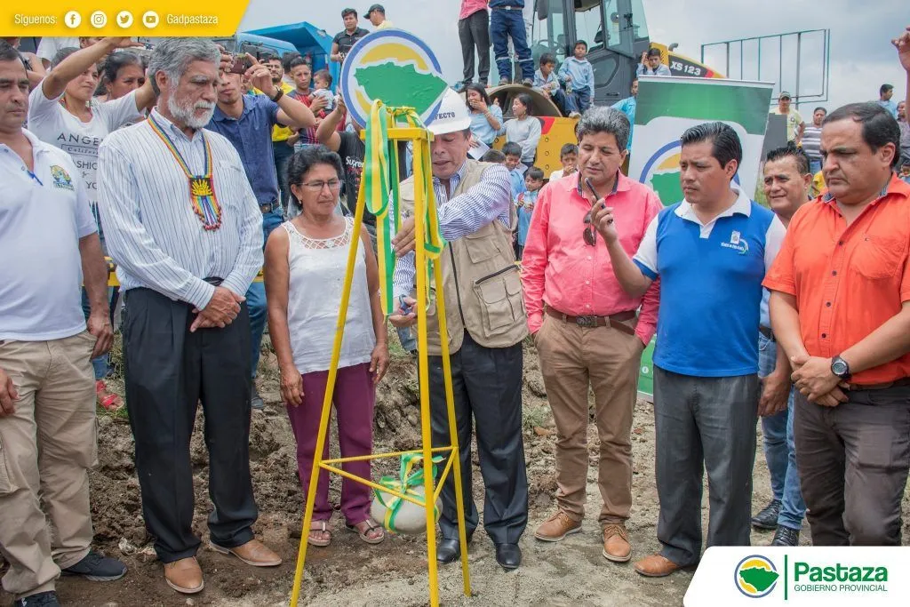 Inauguración del asfaltado en San Ramón