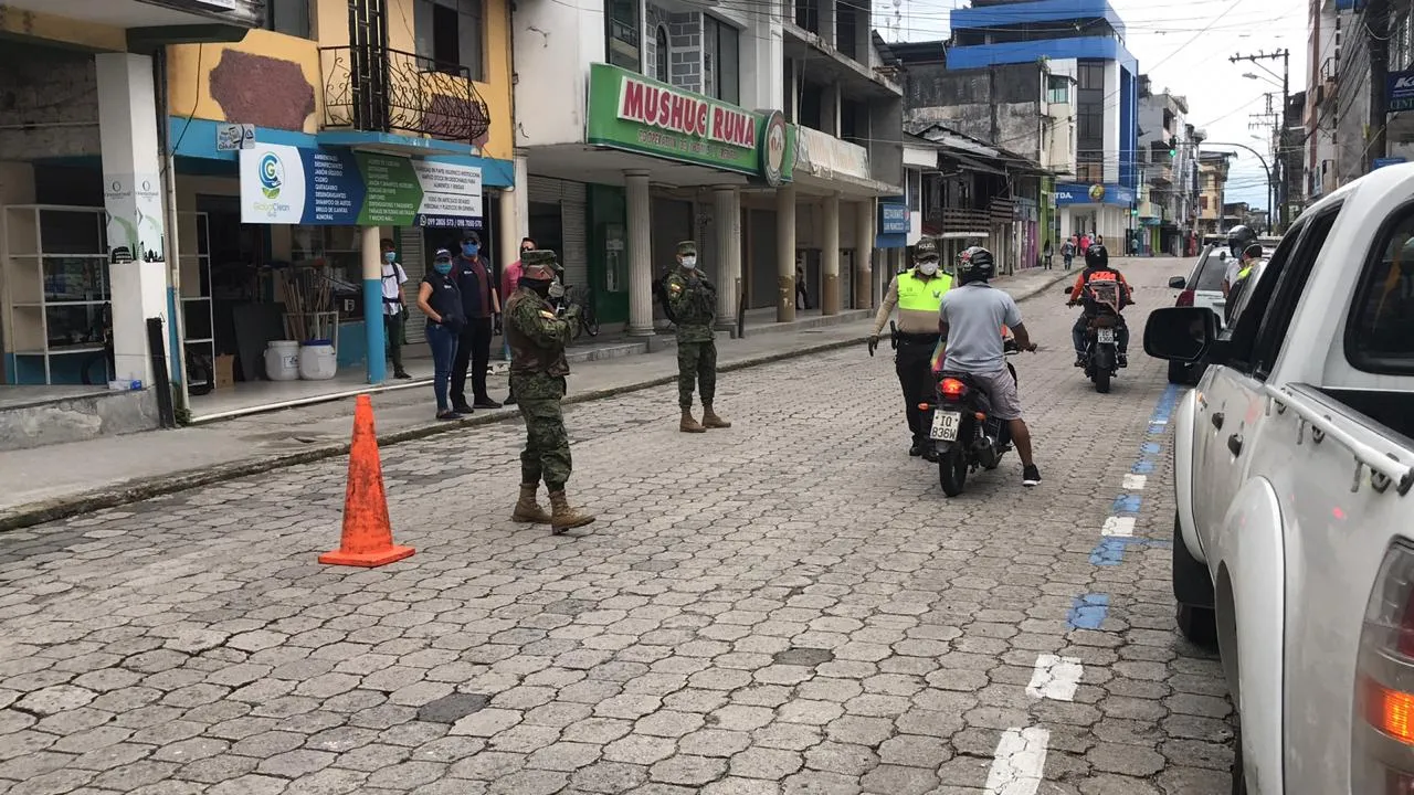Vehículos sancionados por no respetar el pico y placa en Pastaza