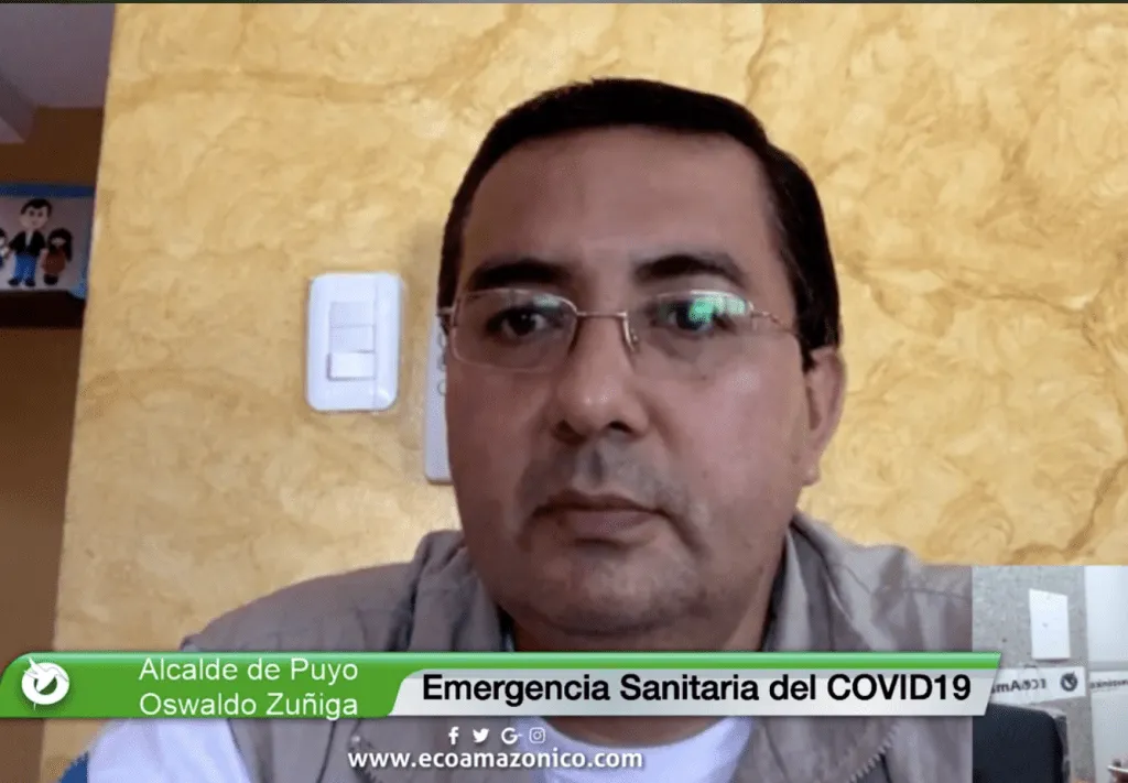 Alcalde informa sobre el Plan de contingencia por el COVID19 en Pastaza
