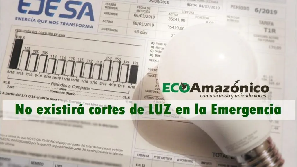 No habrá cortes de energía eléctrica por falta de pago