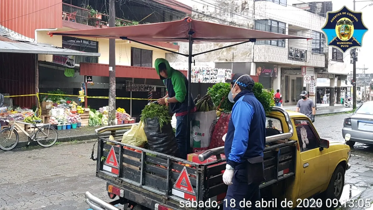 OPERATIVOS EN LAS CALLES DE PUYO