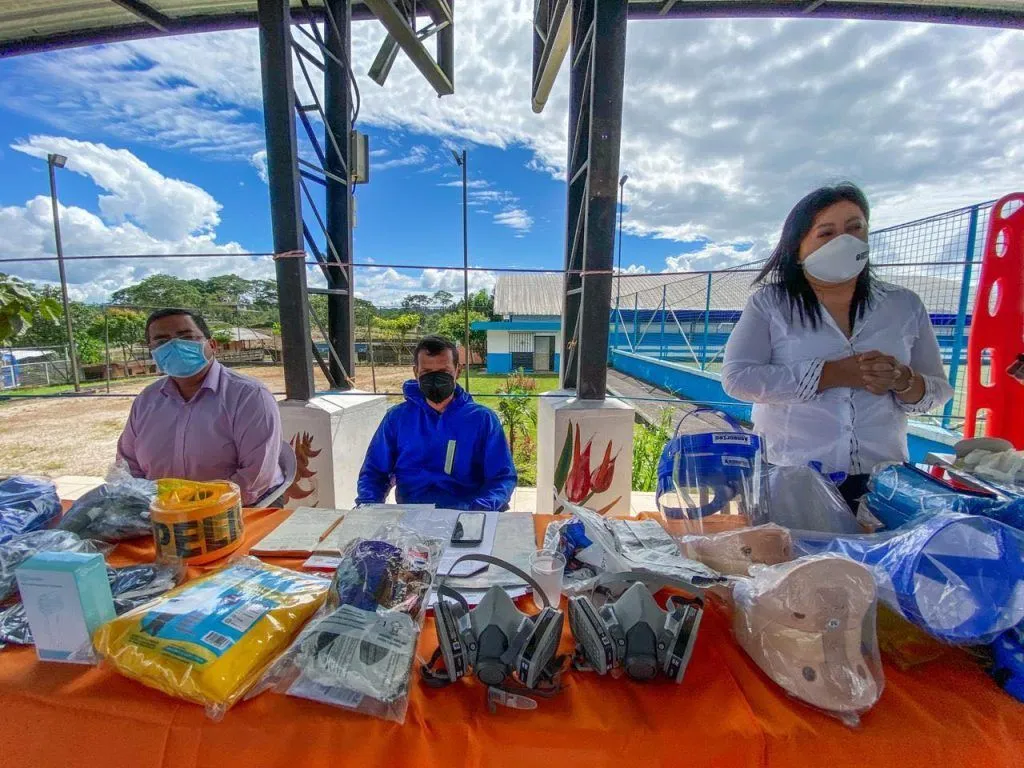 Primer GAD Parroquial en utilizar recursos para la emergencia .