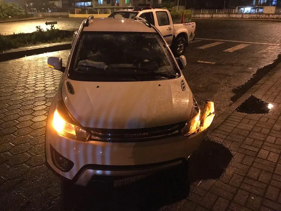 Accidente de Tránsito en la calle Manabi