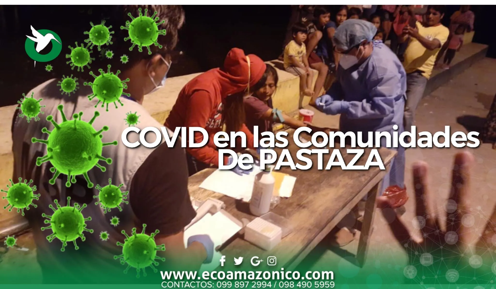 Coronaviris en las Comunidades Indigenas de Pastaza