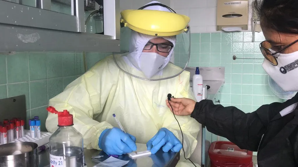 Hospital del Día Shell realiza las pruebas rápidas a gran cantidad de personas