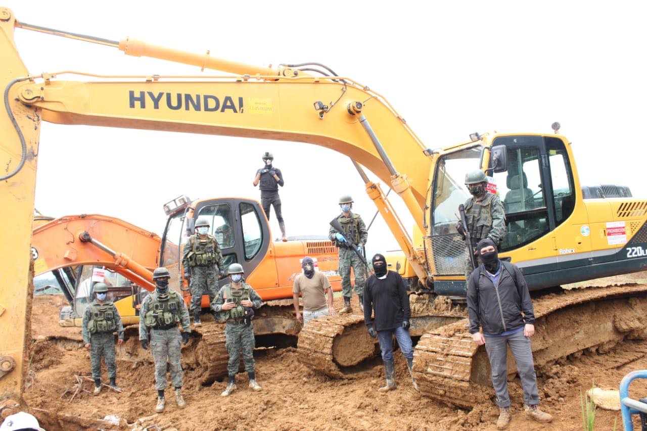 OPERATIVO A LA MINERIA ILEGAL EN SHIGUACOCHA