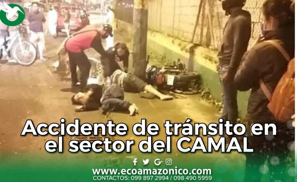 Fuerte accidente de tránsito en el sector del Camal