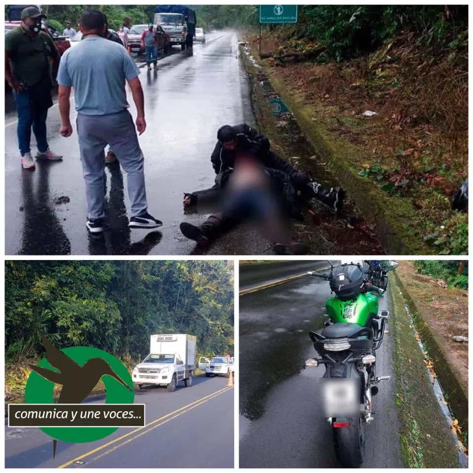 Persona fallecida en accidente en el Km 60 Vía Baños - Puyo
