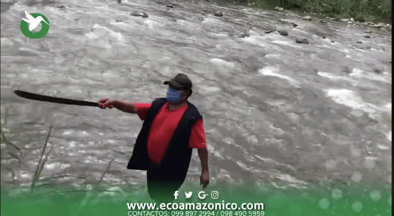 Piden ayuda por inundación del rio Pindo
