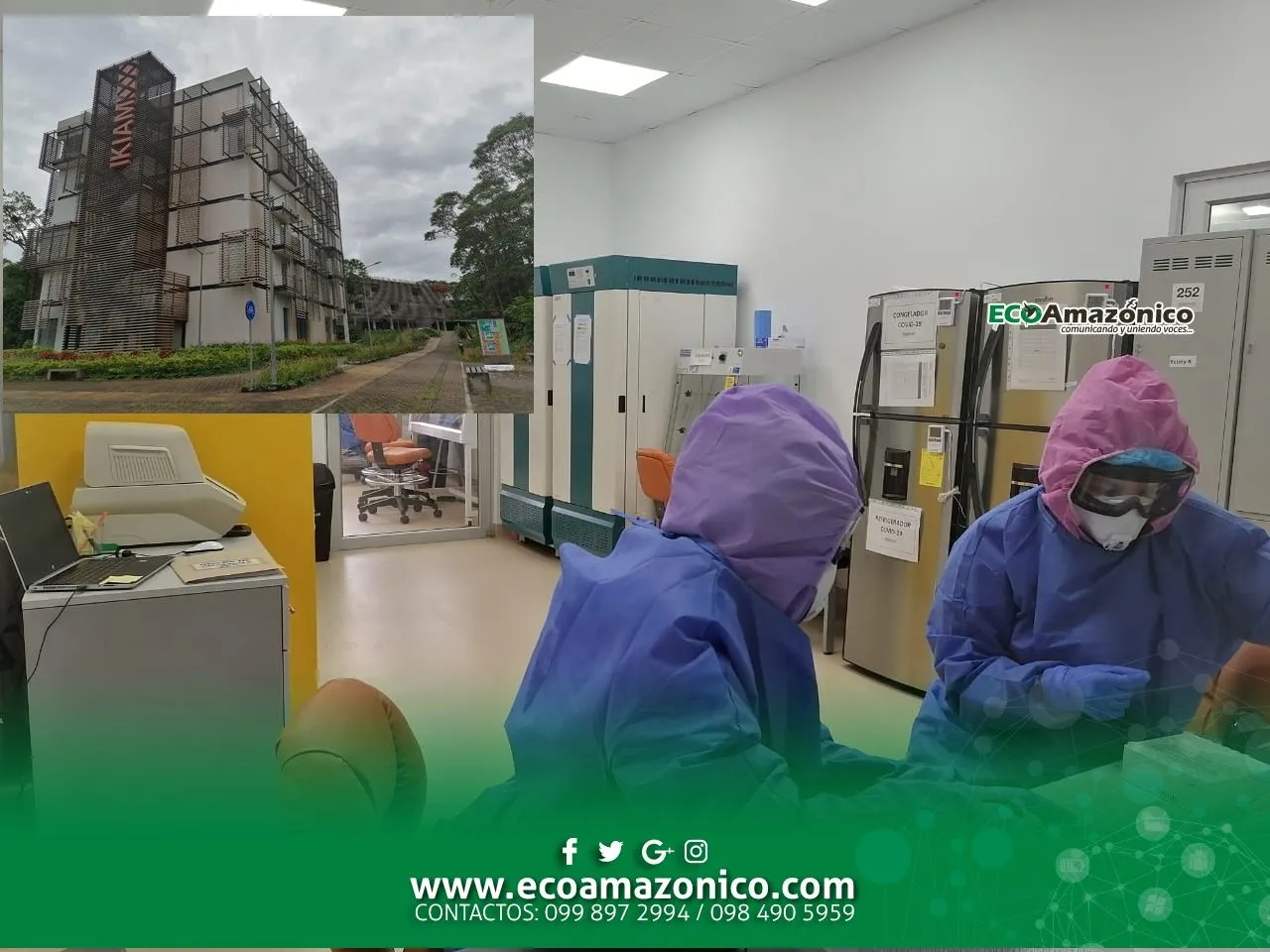 Pastaza ya podrá enviar muestras de COVID19 a IKIAM para ser procesadas