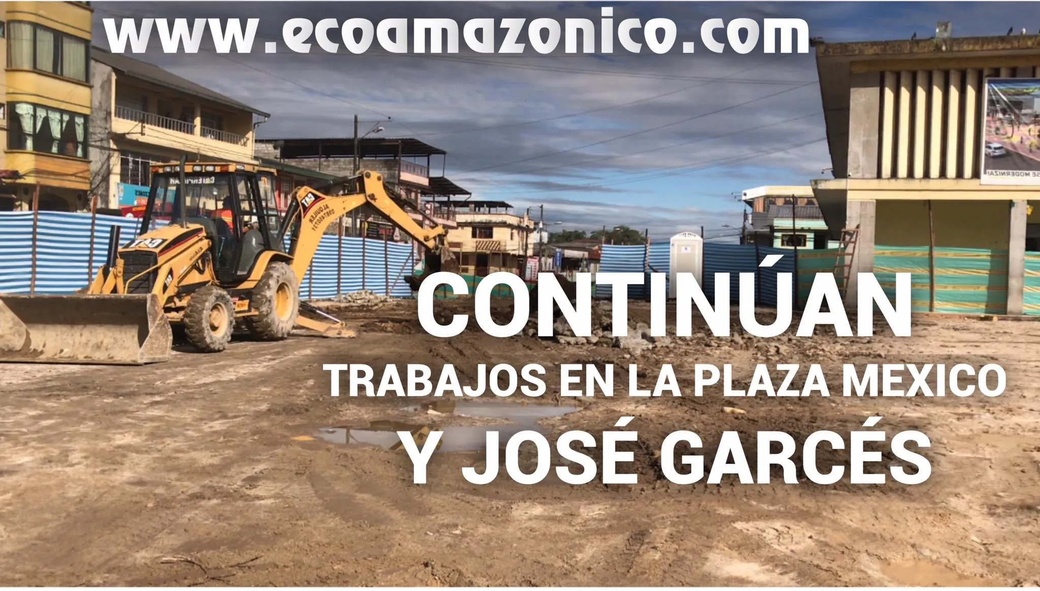 Trabajos en la Plaza México y Parque José Garcés Pérez