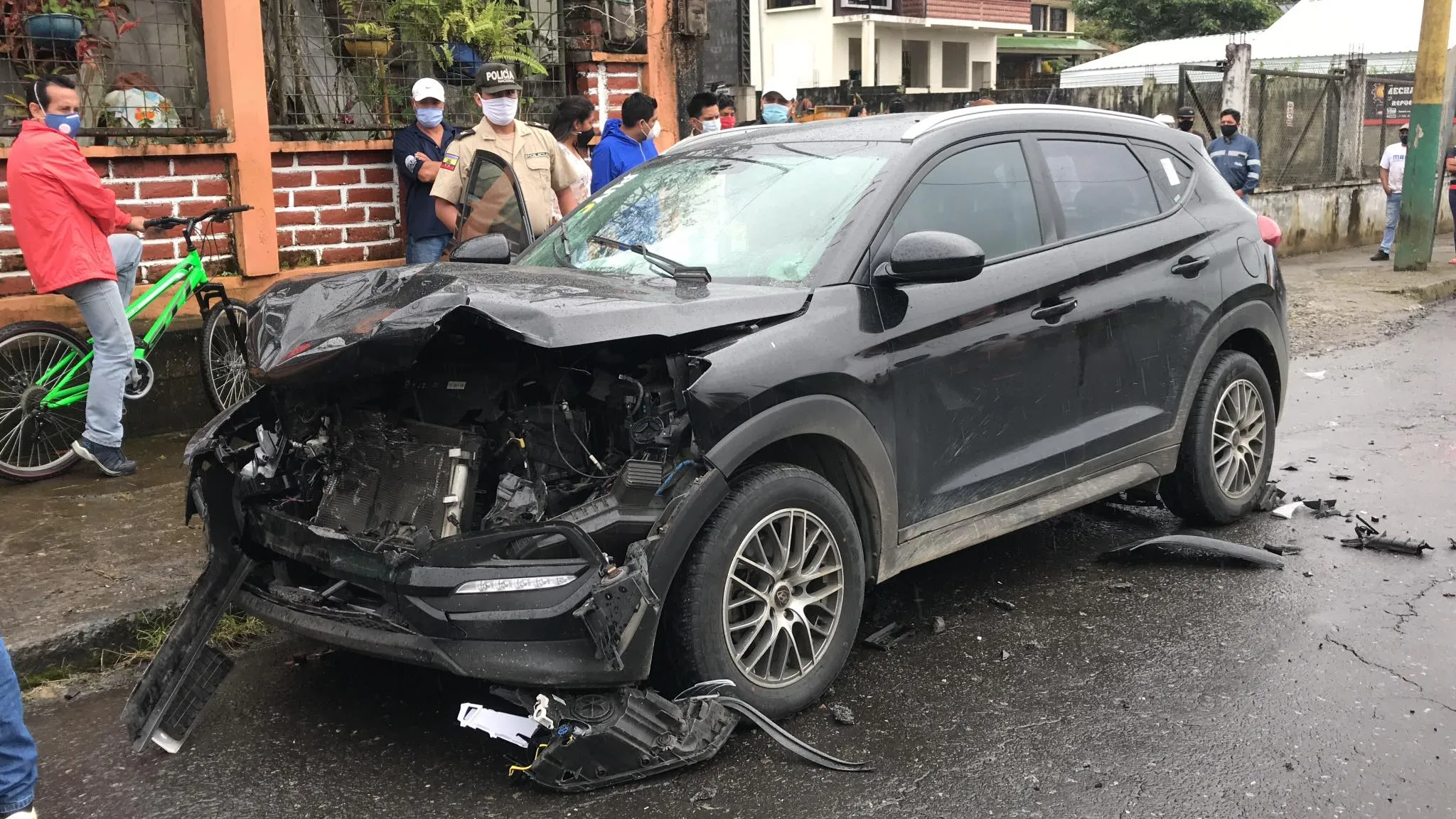 Accidente en las Palmas deja un herido de gravedad