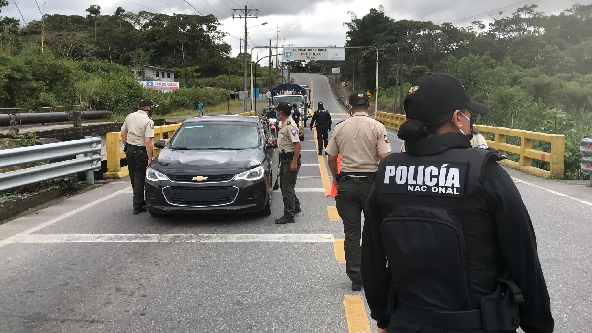 Mega Operativo Policial se realizó en Puyo