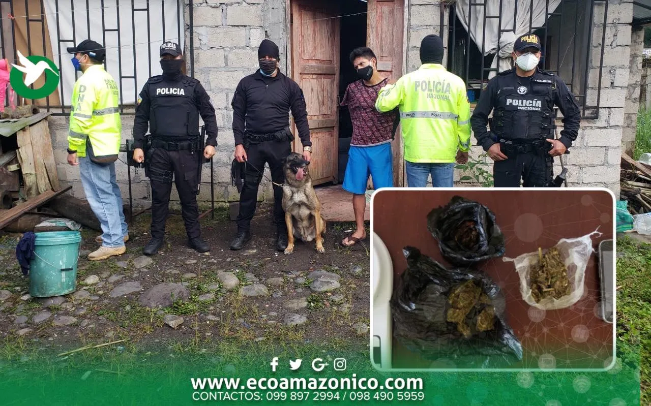 156 dosis de marihuana incautadas en Operativo Policial