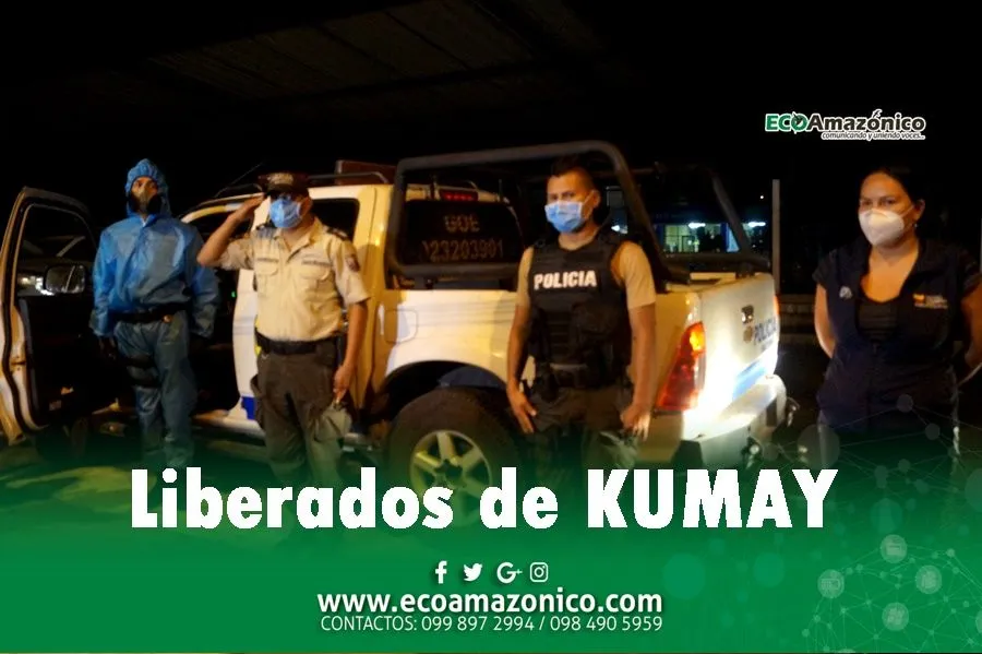 Se logró la liberación de los 6 retenidos de Kumay