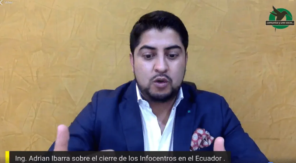 Rechazan el cierre de los infocentros del Ecuador
