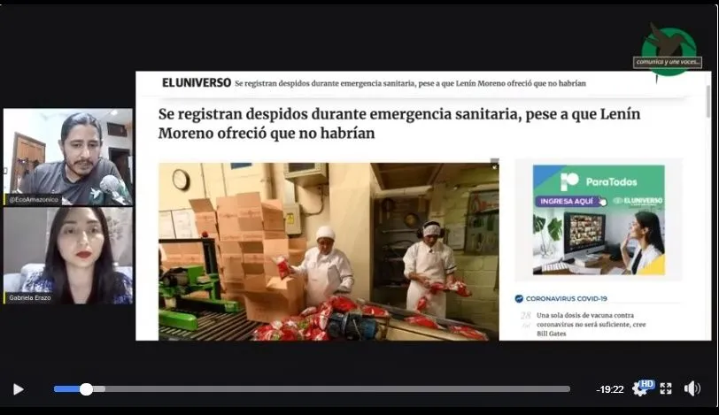 «A lo legal» Despidos durante emergencia sanitaria