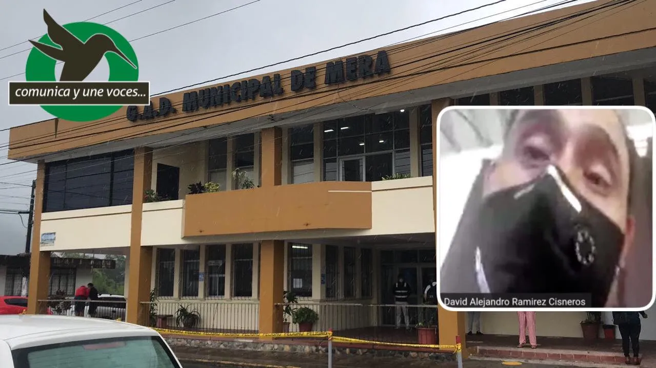Trabajadores del GAD de Mera informan sobre el contagio masivo de COVID