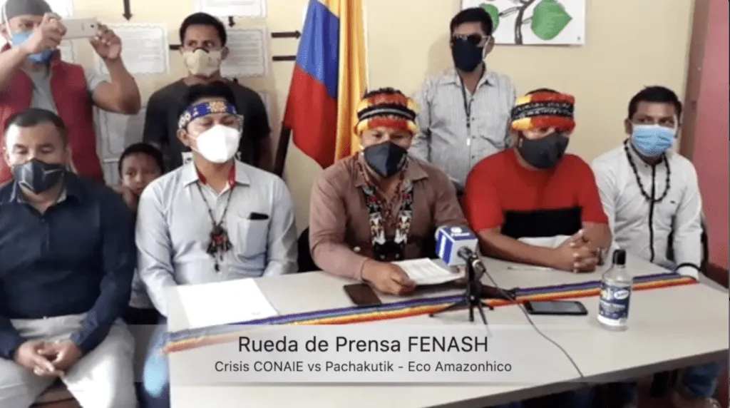 Crisis Política entre la CONAIE y PACHAKUTIK