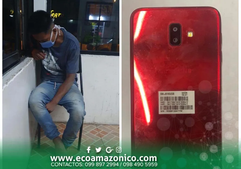 Un joven detenido en Puyo por robo de un celular