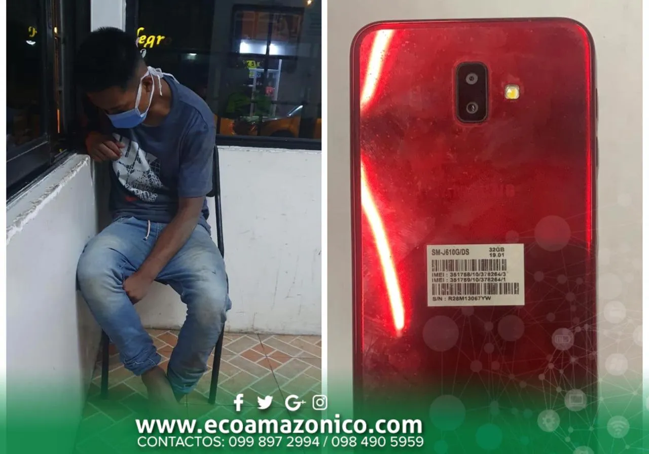 Un joven detenido en Puyo por robo de un celular