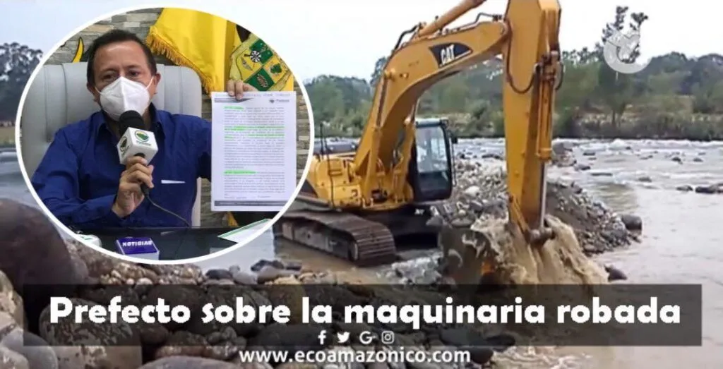 Prefecto habla del robo de la maquinaria en Veracruz