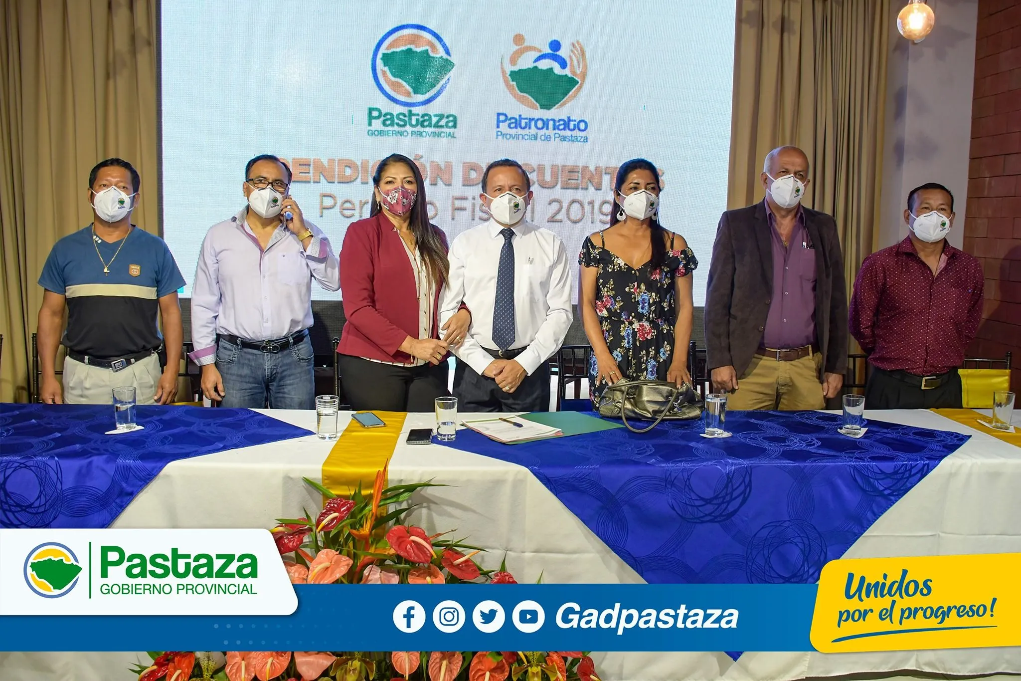 Rendición de Cuentas del Patronato y la Prefectura de Pastaza año fiscal 2019
