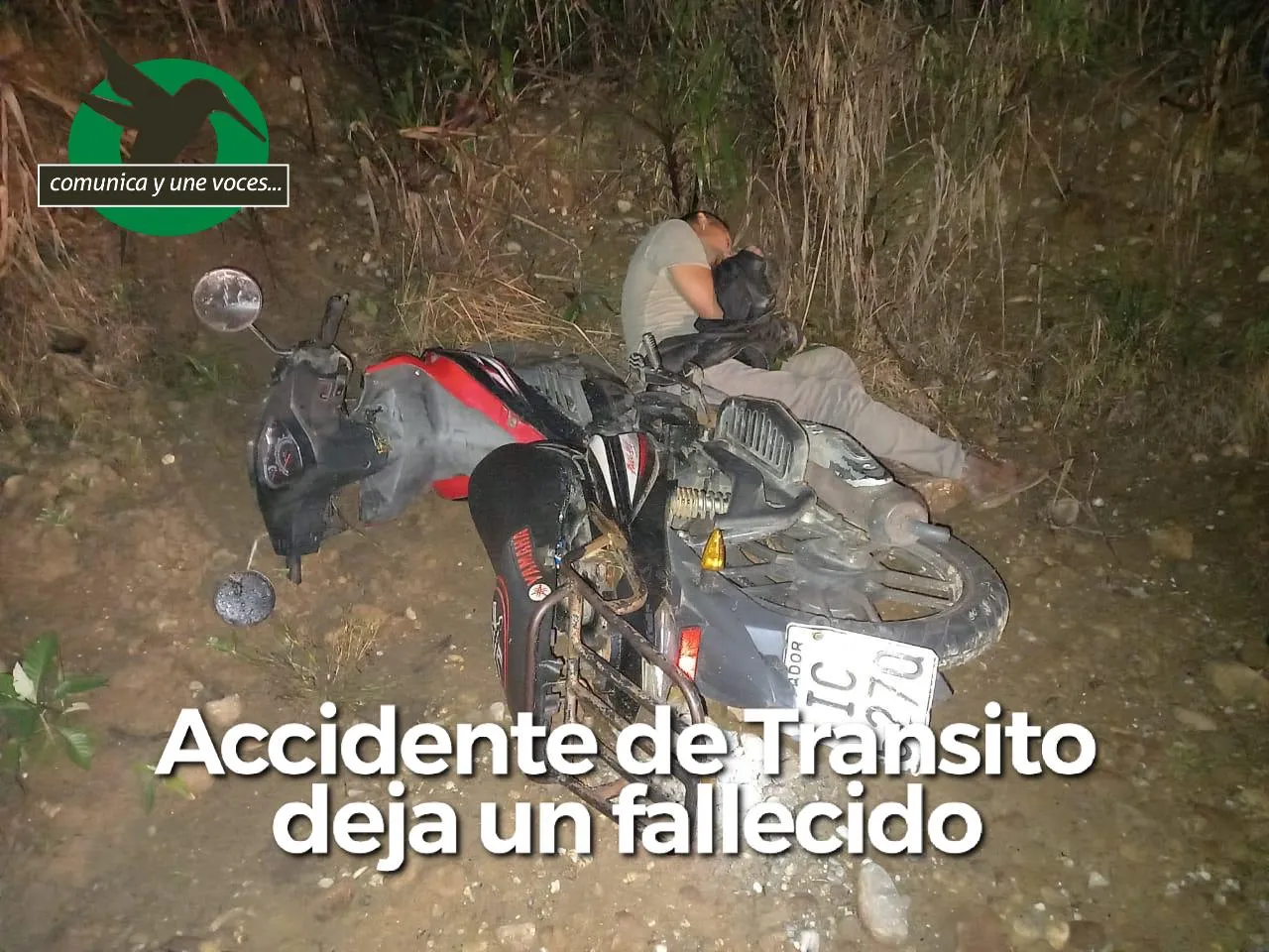 Una persona fallecida en accidente de tránsito en la vía a Pomona