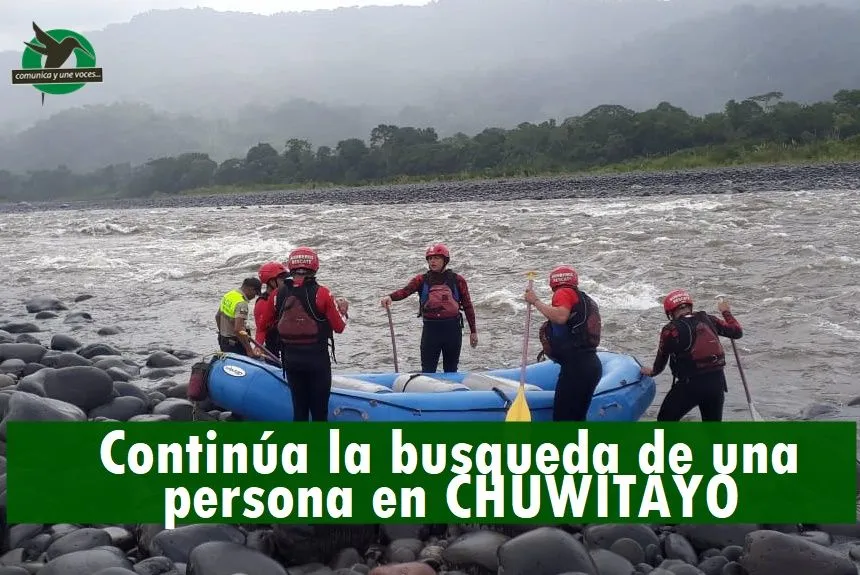 Continúa la búsqueda de Adriano Karmur Jancur en el río Pastaza