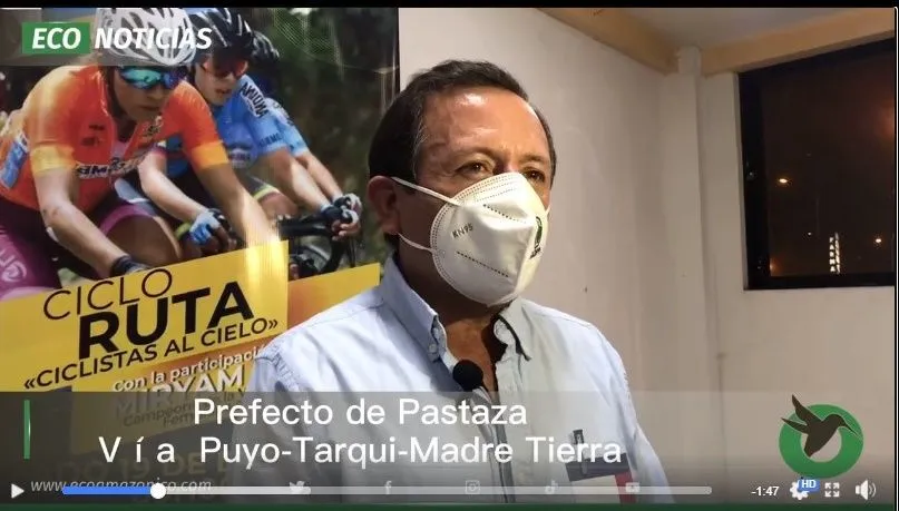 PREFECTO SOBRE EL RECAPEO DE LA VÍA PUYO-TARQUI-MADRE TIERRA