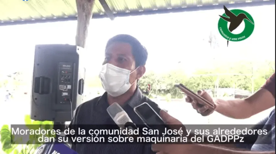 PRONUNCIAMIENTO POR PARTE DE RENE SANTILLÁN DE LA COMUNIDAD SAN JOSÉ