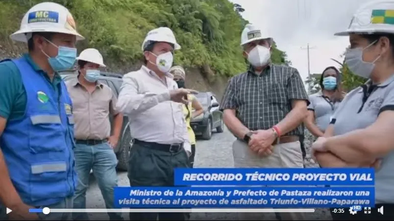RECORRIDO TÉCNICO PROYECTO VIAL