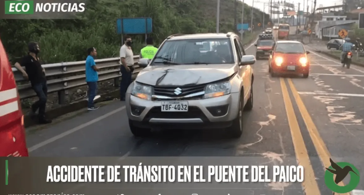 Accidente de tránsito en el Paico