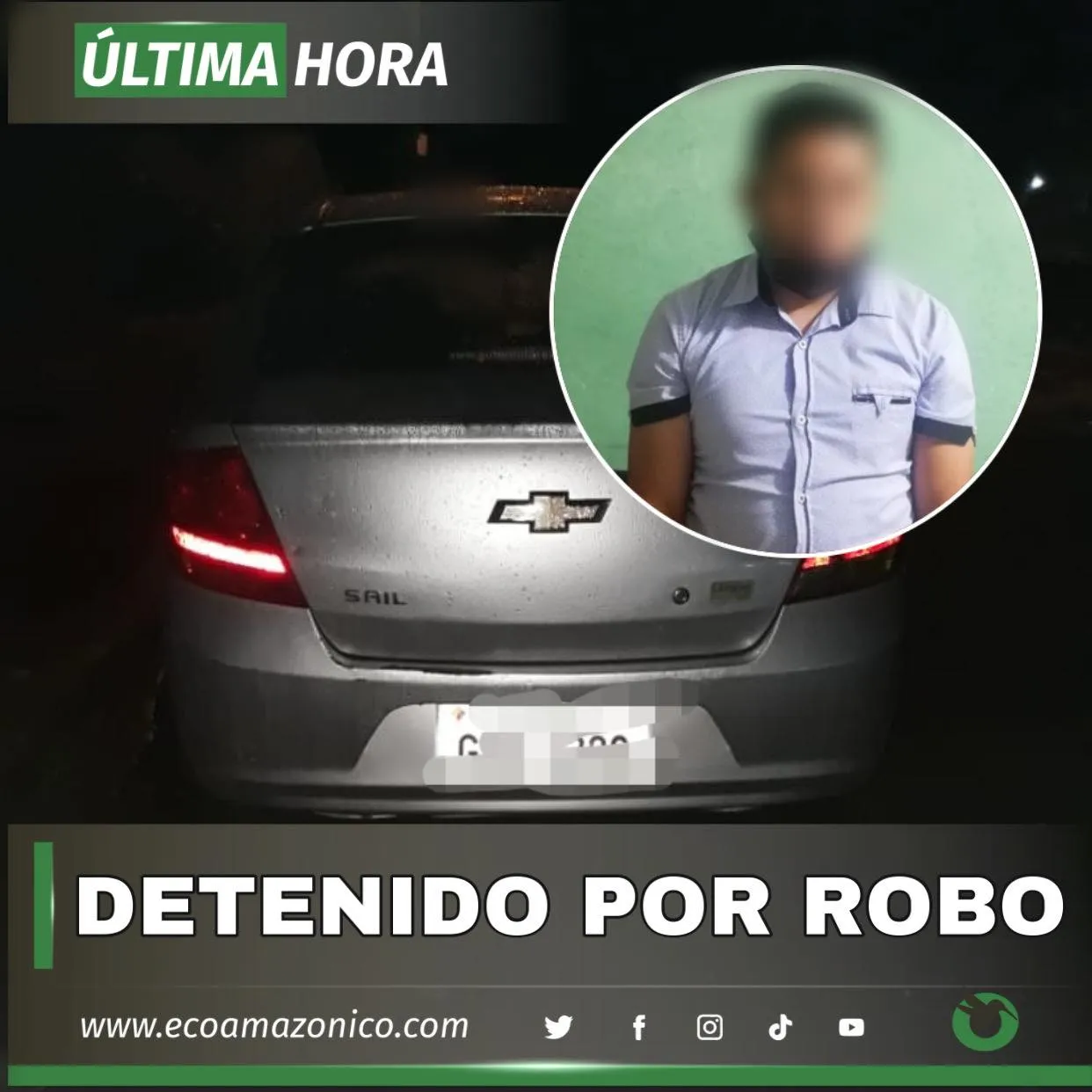 Detienen a una persona por presunto delito contra la propiedad