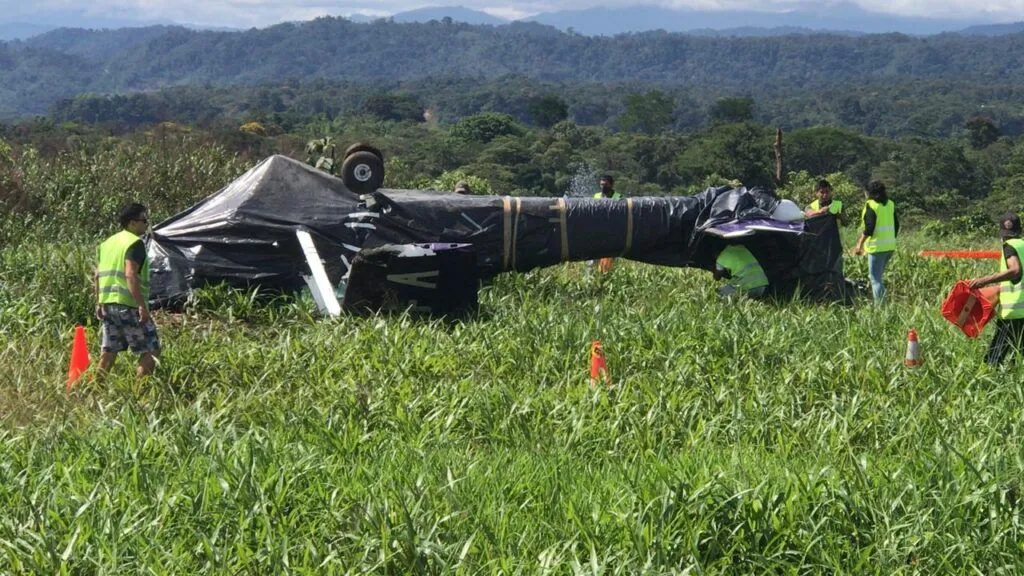 Accidente aéreo en Pastaza deja 4 personas heridas