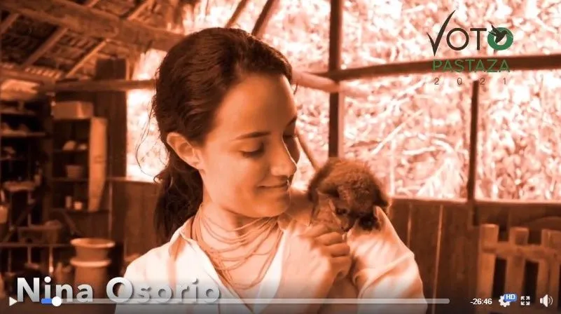 Nina Osorio, en #VotoPastaza2021