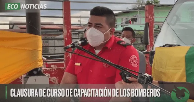 CLAUSURA DEL CURSO DE CAPACITACIÓN DE LOS BOMBEROS