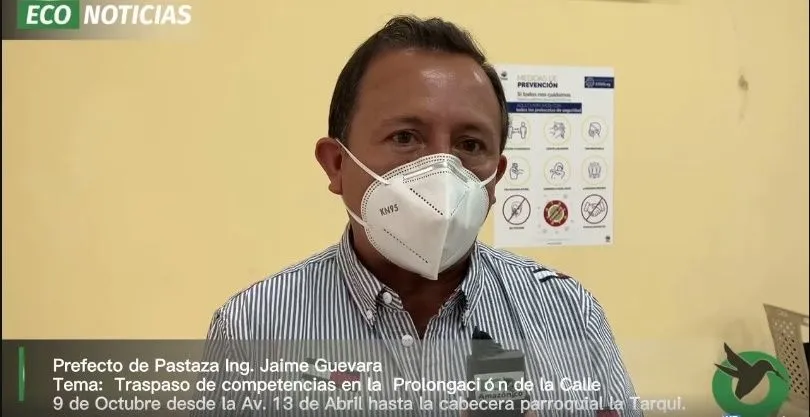 Prefecto recibió la autorización de traspaso de competencias por parte del Alcalde de Pastaza