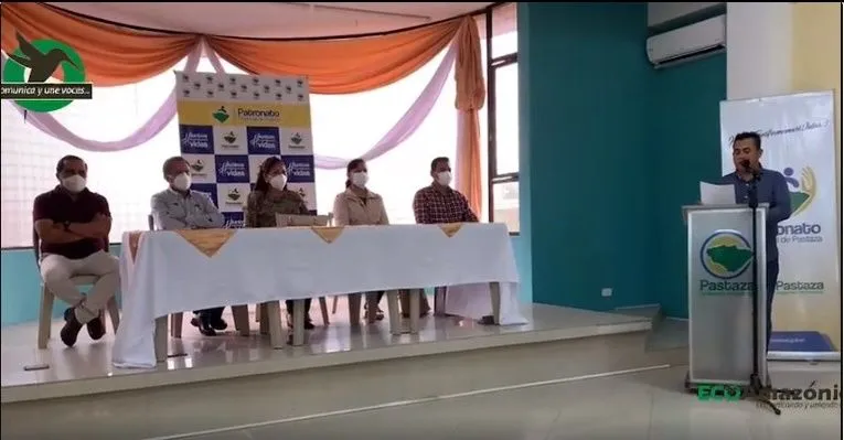Patronato Provincial de Pastaza firmó convenio con los GADS Parroquiales
