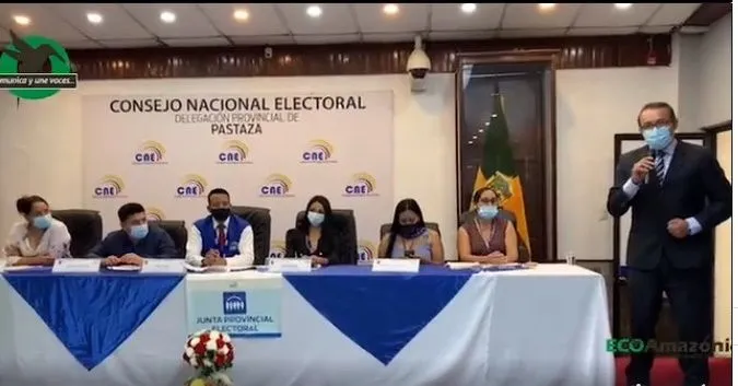 Desde el CNE delegación Pastaza
