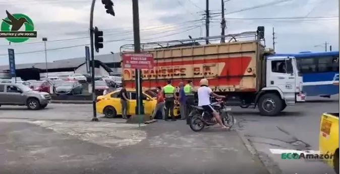Accidente de tránsito en la avenida Alberto Zambrano