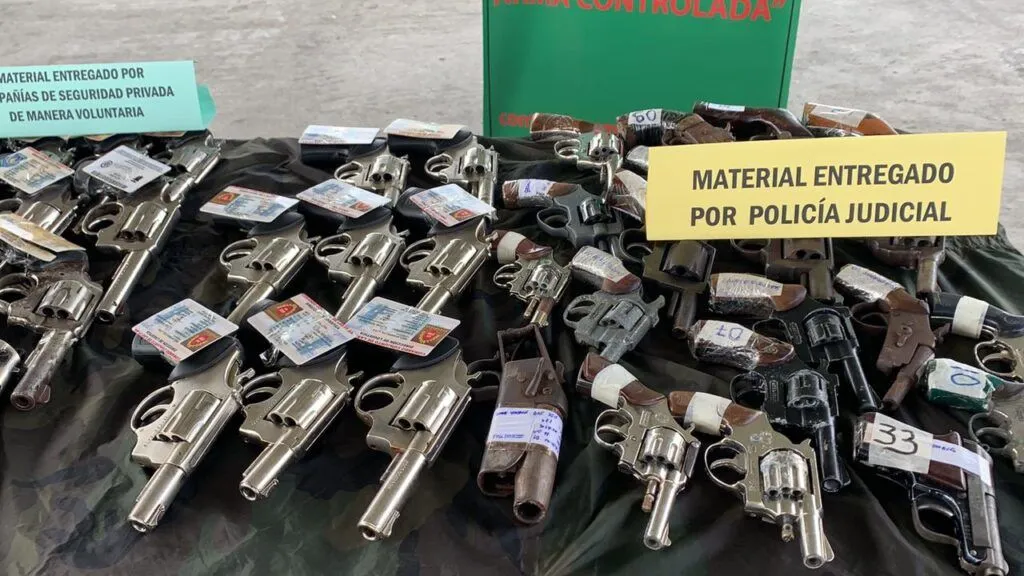 Resultados de las operaciones de control de armas municiones y explosivos