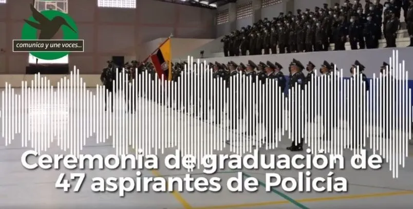Ceremonia de graduación de 47 aspirantes de Policía