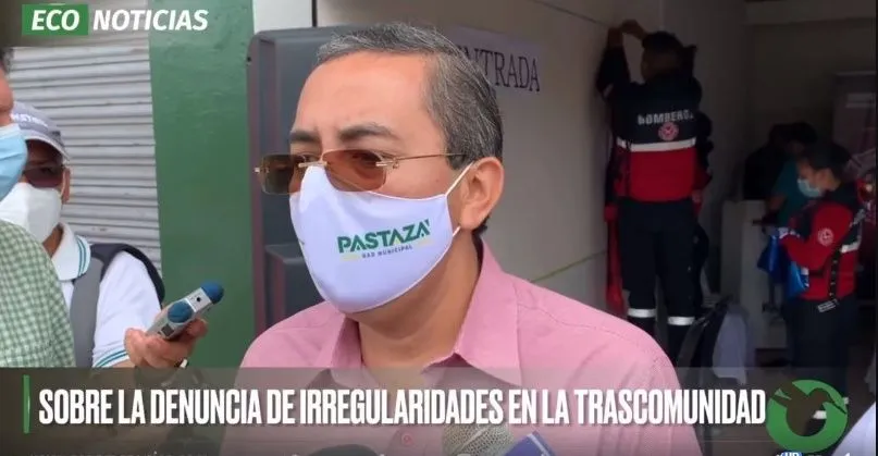 ALCALDE SOBRE LAS IRREGULARIDADES EN LA TRANSCOMUNIDAD EP
