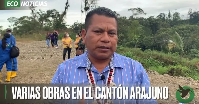 Varias obras en el Cantón Arajuno