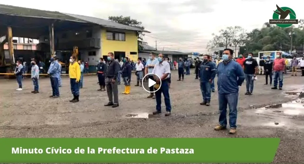 Minuto Cívico de la Prefectura de Pastaza