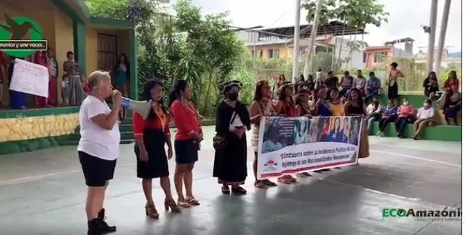Actividades realizada por las Mujeres Amazónicas